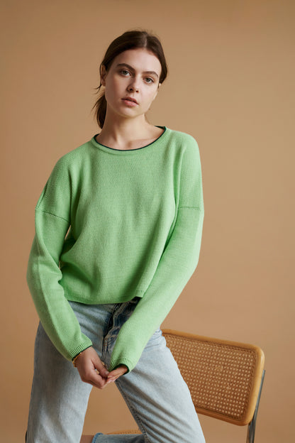 archive APRIL jumper matcha