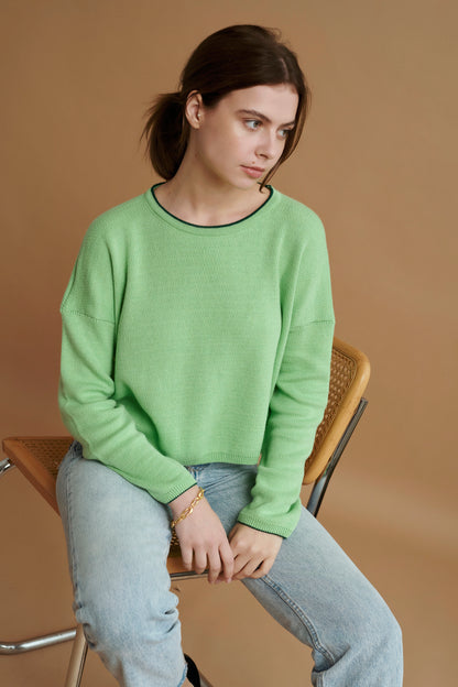 archive APRIL jumper matcha