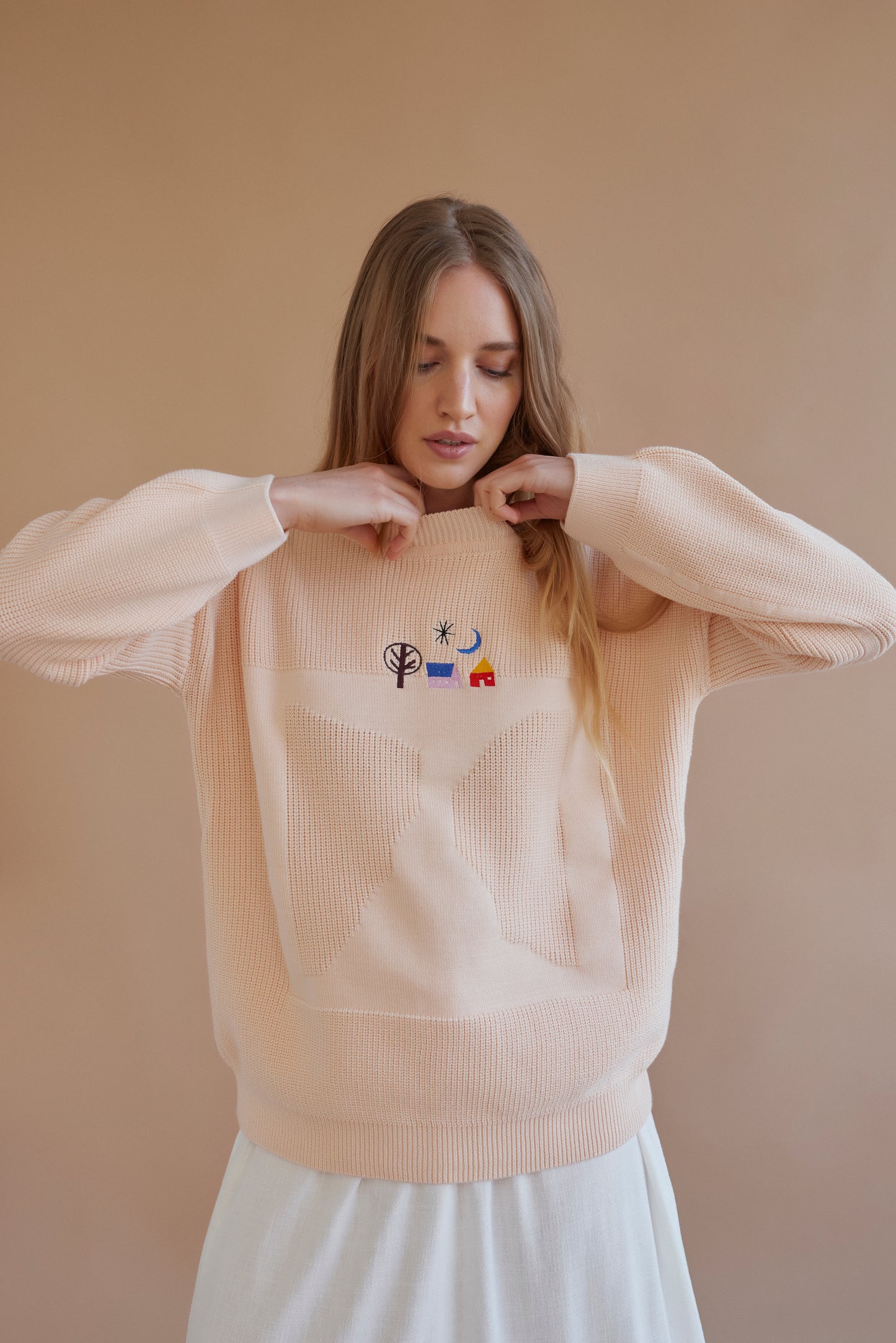 x Ulrike Lea Moormann collab MOA jumper light