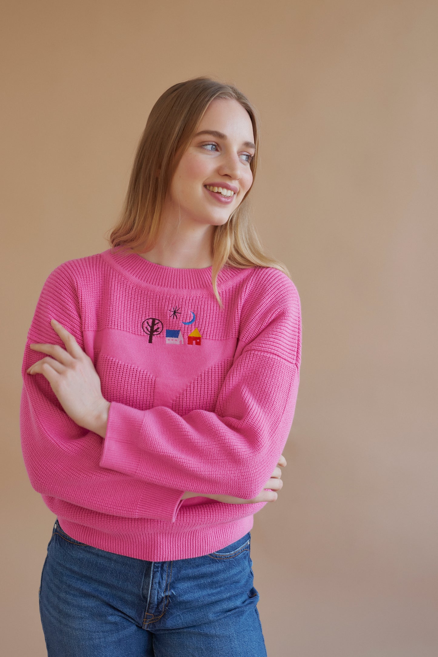 x Ulrike Lea Moormann collab MOA jumper lotus