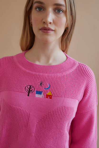 x Ulrike Lea Moormann collab MOA jumper lotus