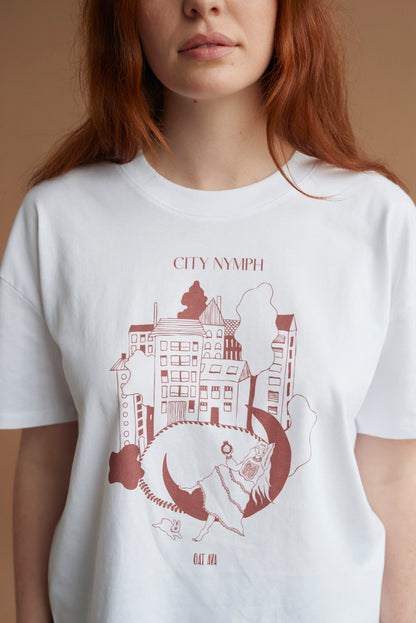 City Nymph T-shirt milk