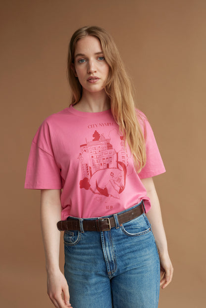 City Nymph T-shirt pink