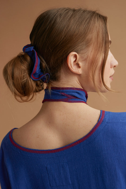 CITY NYMPH srunchie blue