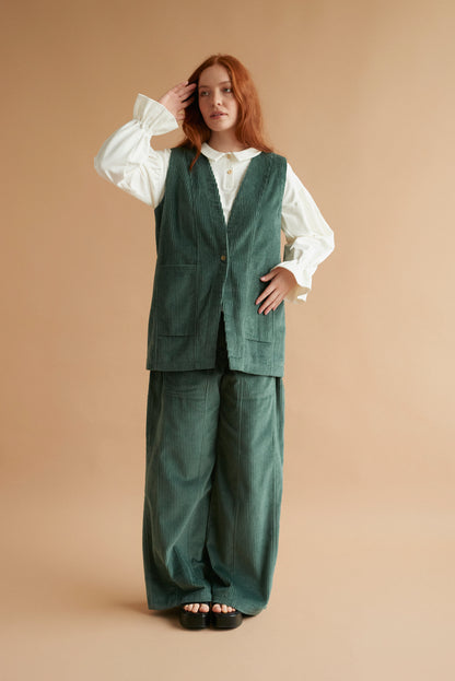 CLEA vest sage