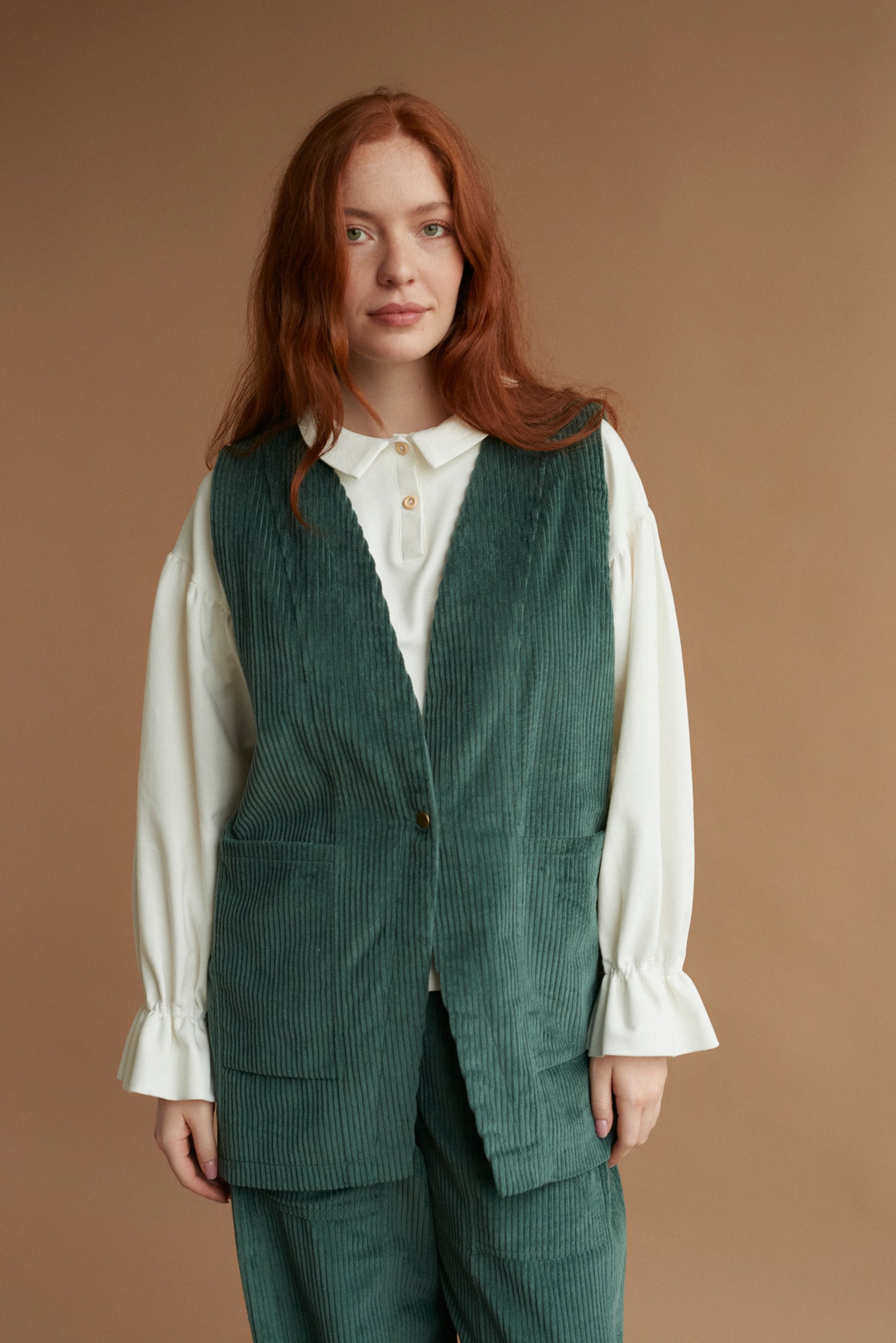 CLEA vest sage