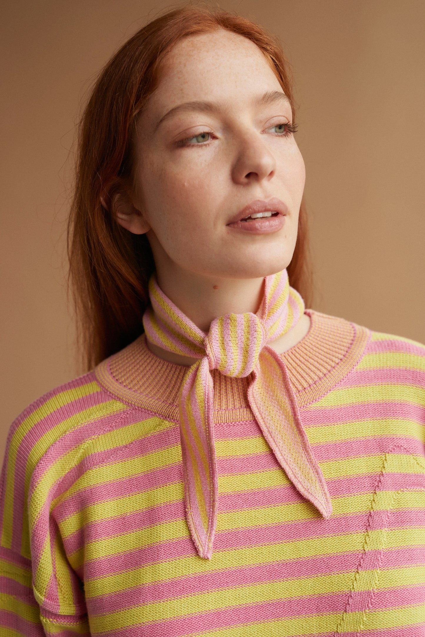 mini scarf pomelo blush