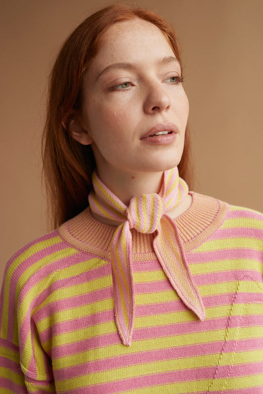 mini scarf pomelo blush