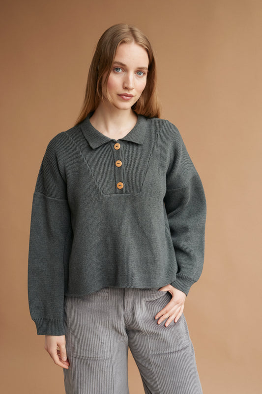 LEISURE jumper coal