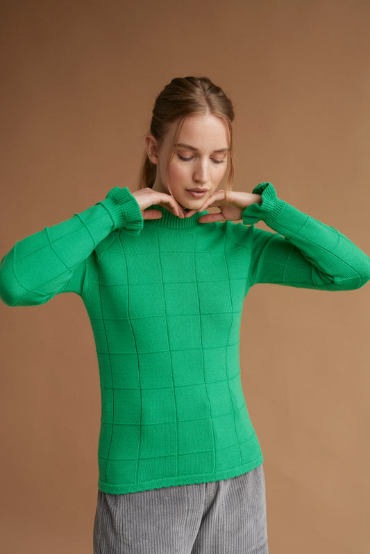 GRID jumper jade