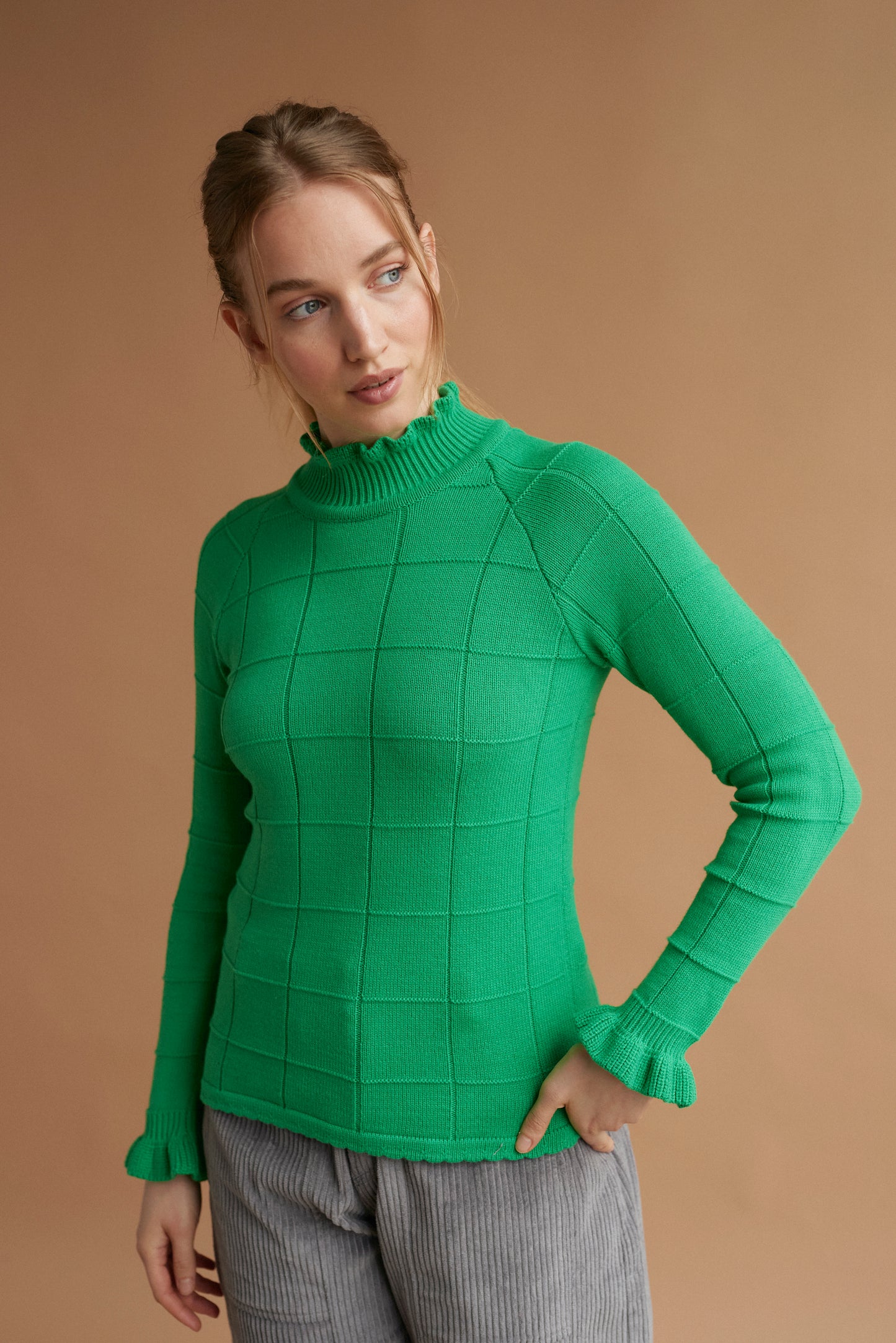 GRID jumper jade
