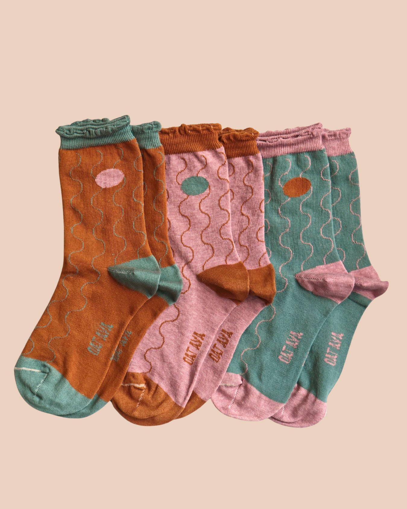 Waves socks trio