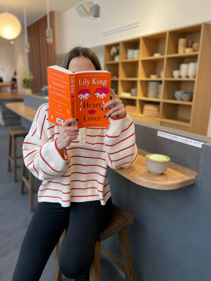 LEISURE jumper striped red