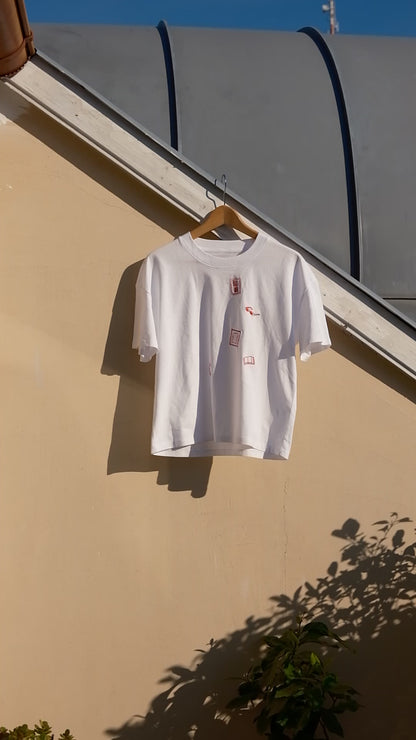 brand embroidered T-shirt